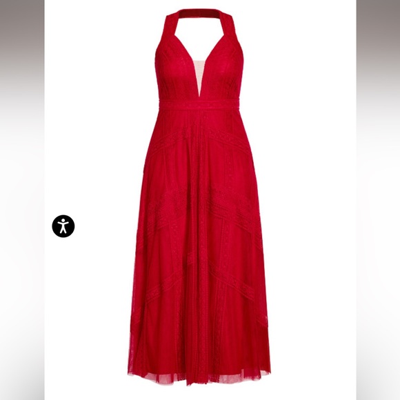 Divine Whimsy Maxi Dress - red - Picture 5 of 7